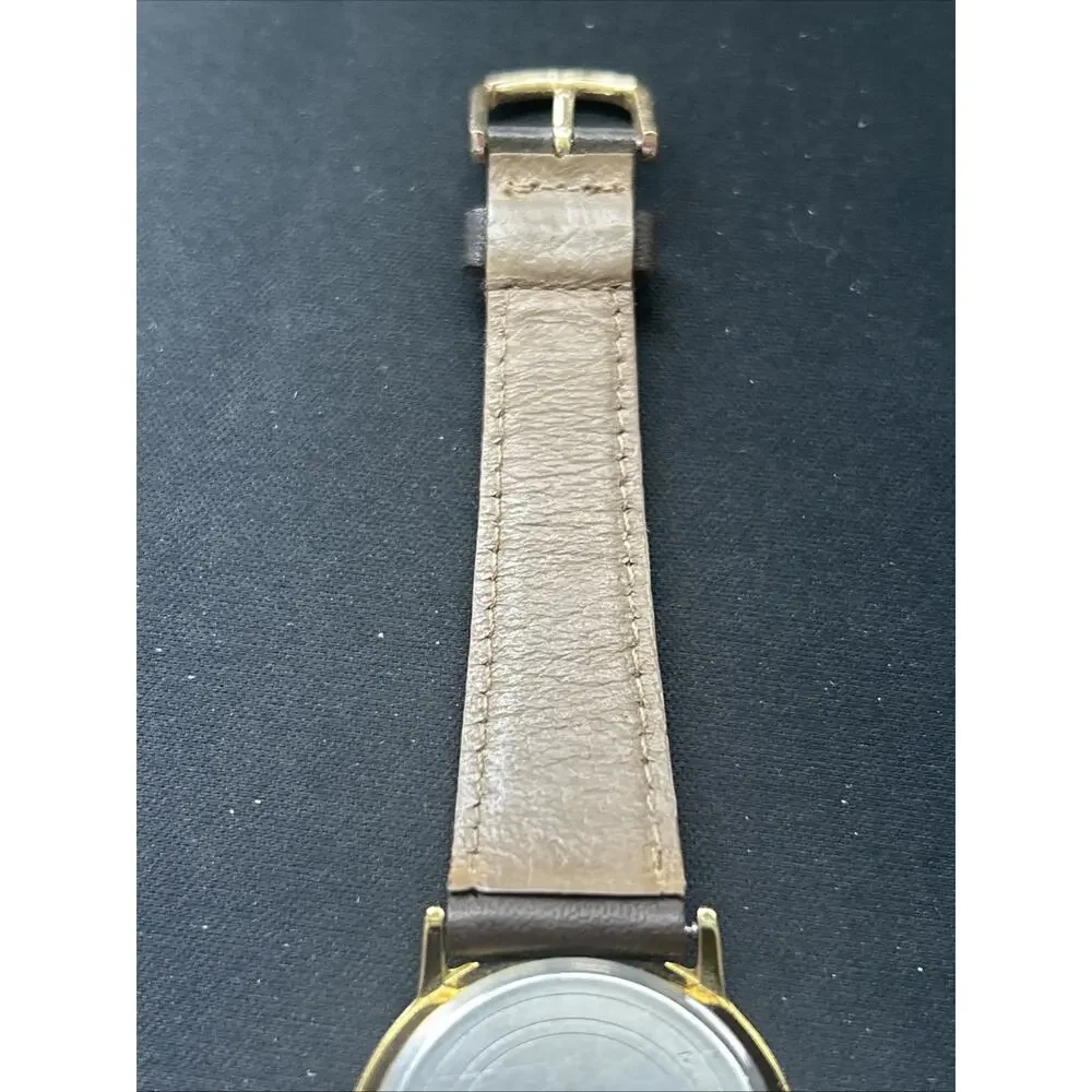 Acqua Gold Tone Brown Band Women’s Quartz Watch